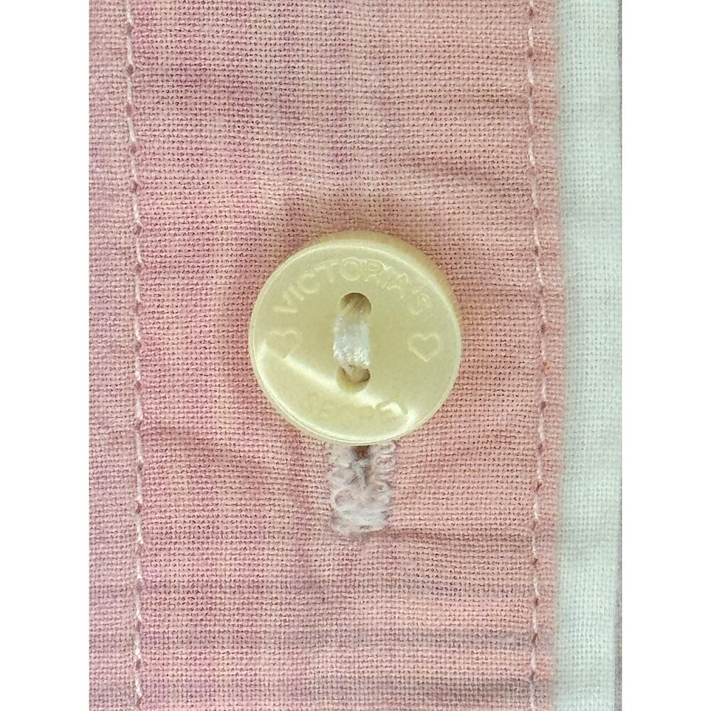 Victoria Secret long Sleeve Pink Plaid Sleepwear Shirt Womens Size M - Picture 7 of 7